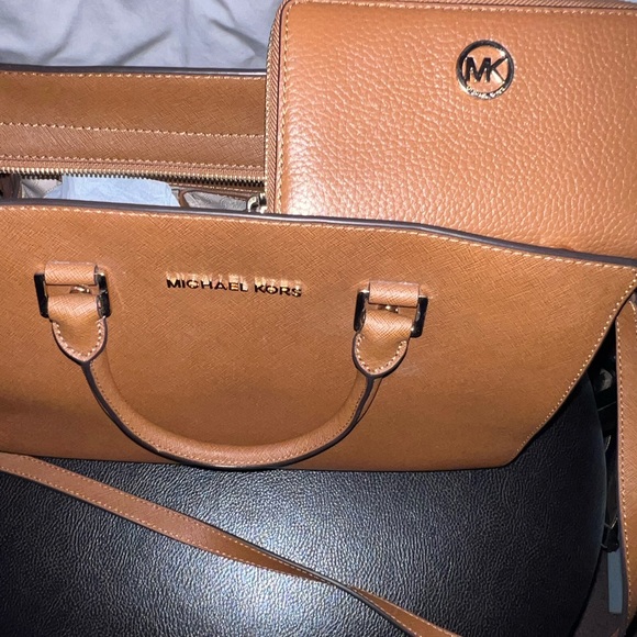 Michael Kors Brown Satchel Bag - Picture 9 of 10